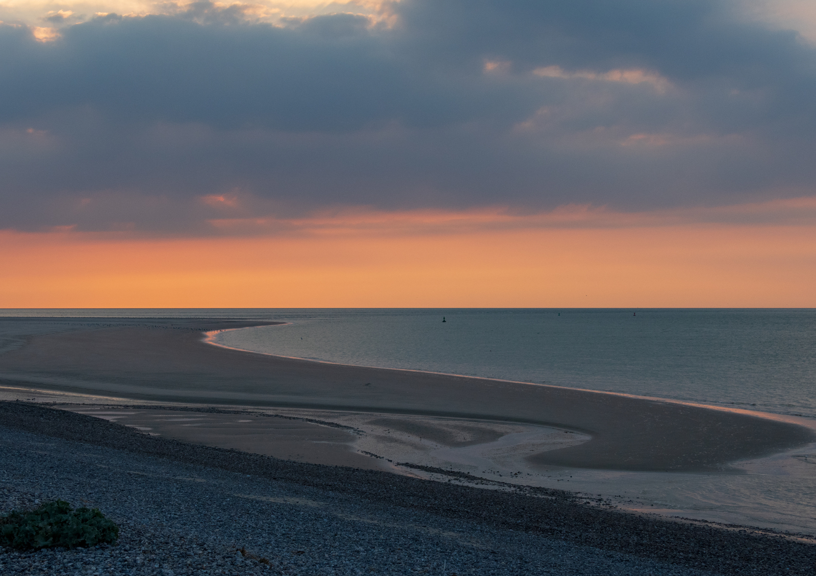 BAIE DE SOMME COUCHER DE SOLEIL